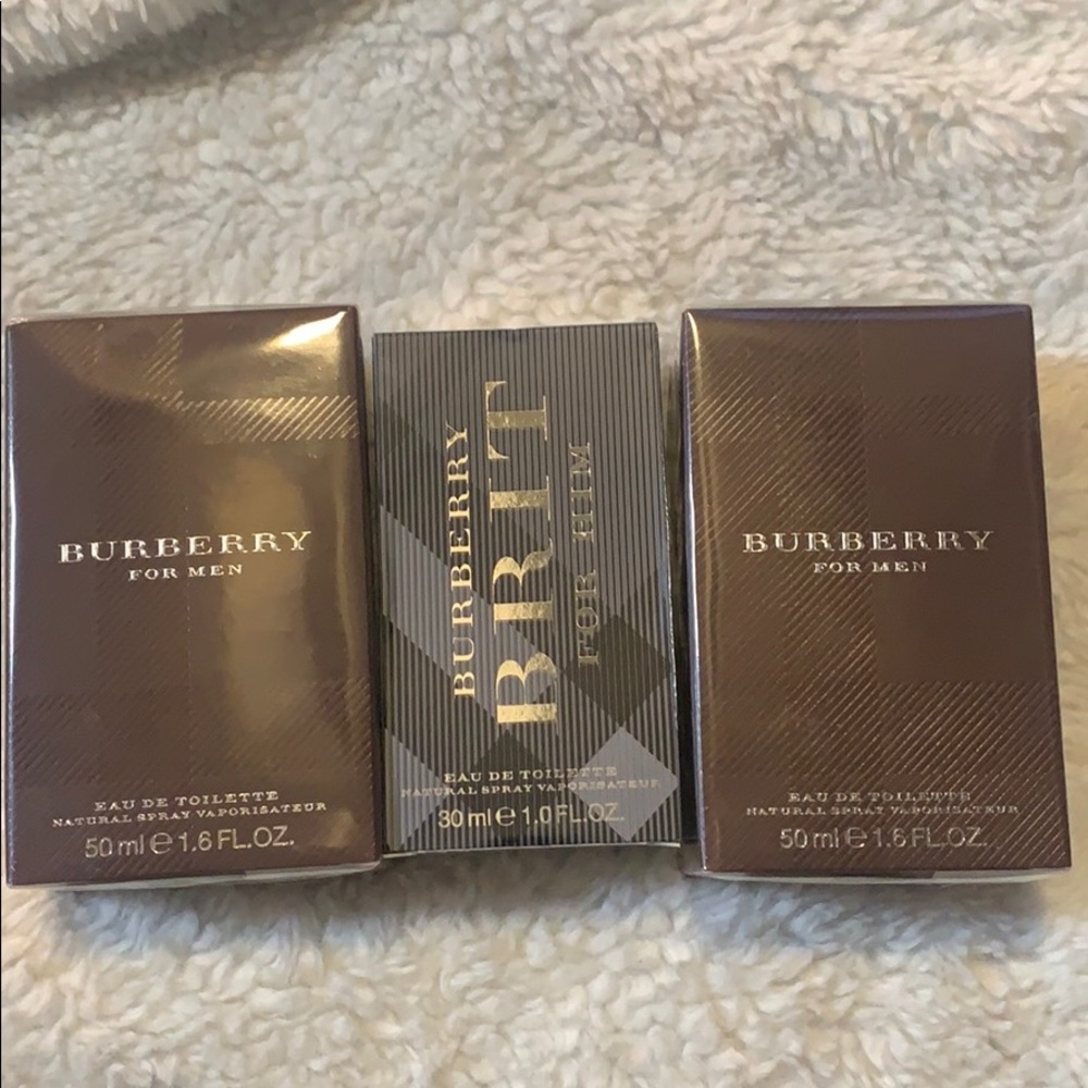 3 Burberry colognes
